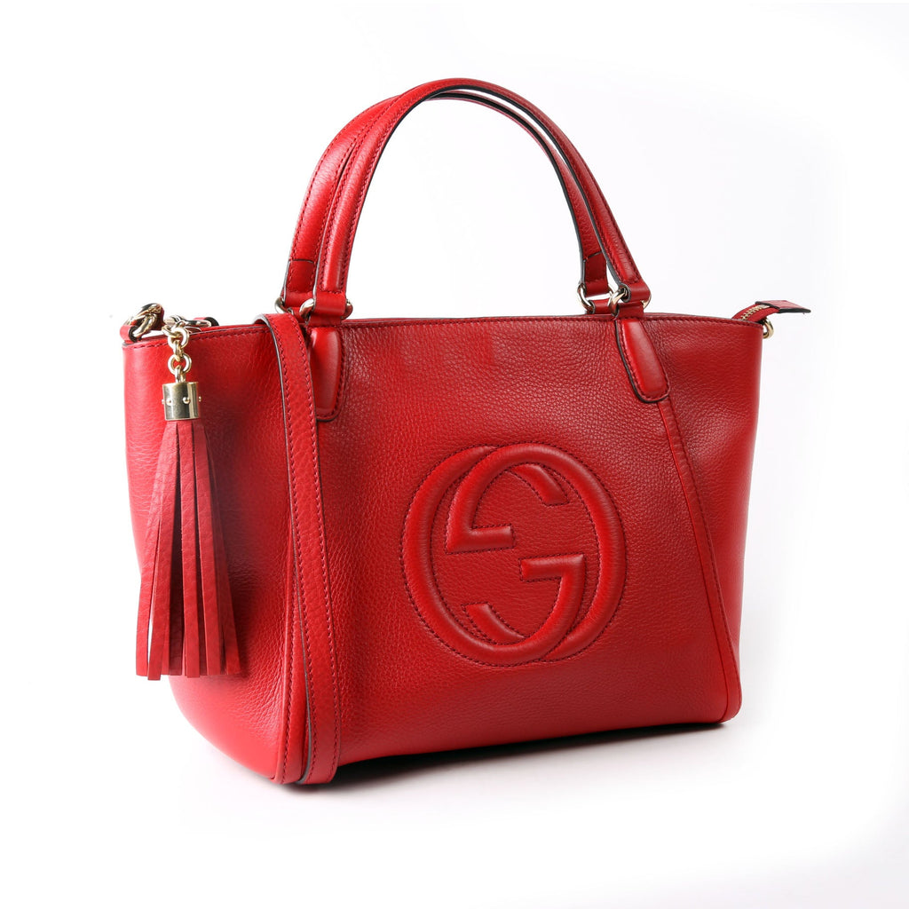 Gucci 369176 Soho Crossbody Red