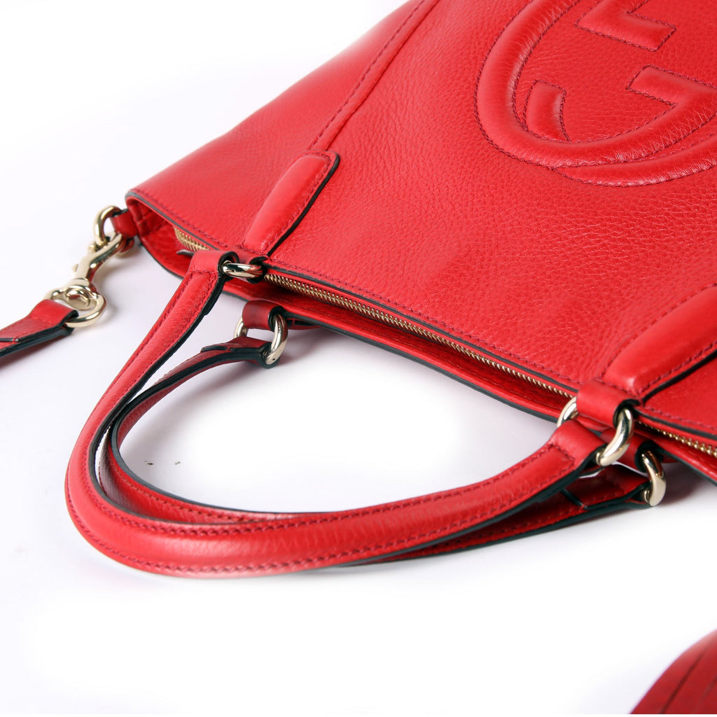 Gucci 369176 Soho Crossbody Red