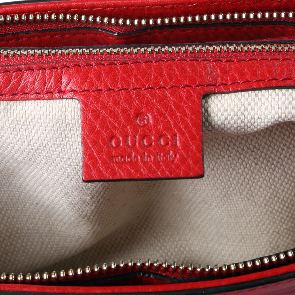 Gucci 369176 Soho Crossbody Red