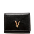 Virtus Leather Tri-Fold Wallet Black