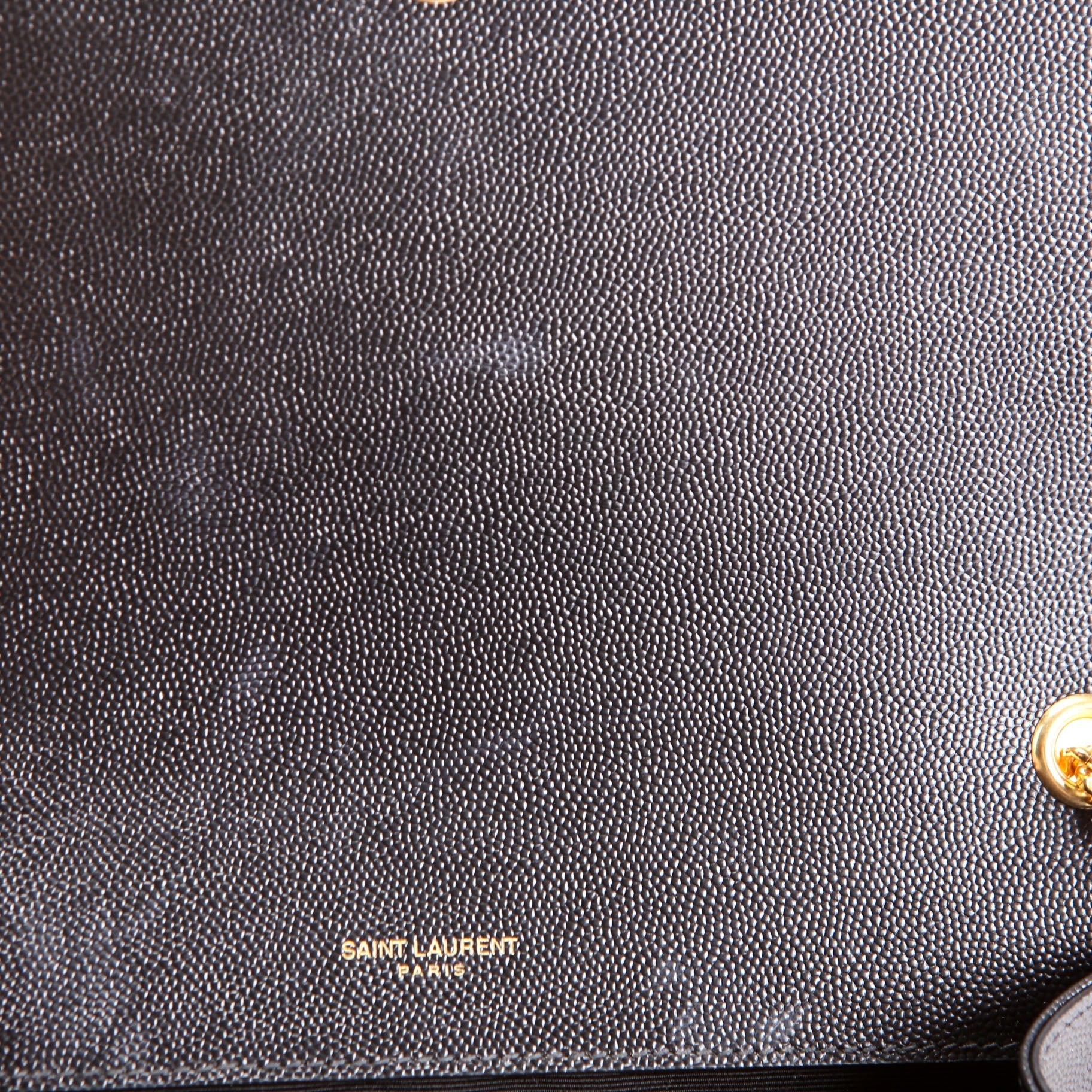 SAINT LAURENT Kate Satchel Grain Medium 364021 Black