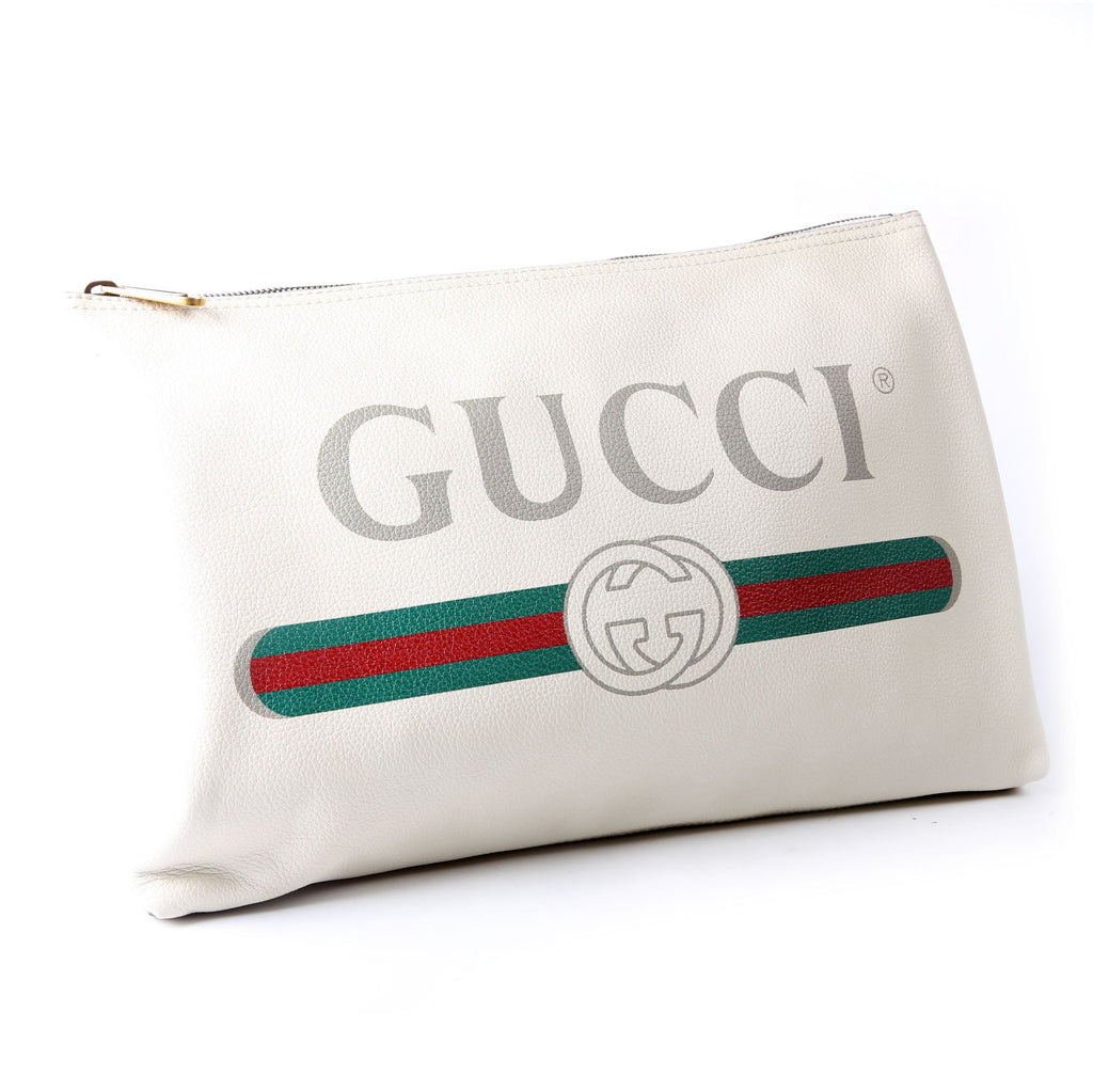 Gucci 500984 Retro Logo Portfolio Large Pouch