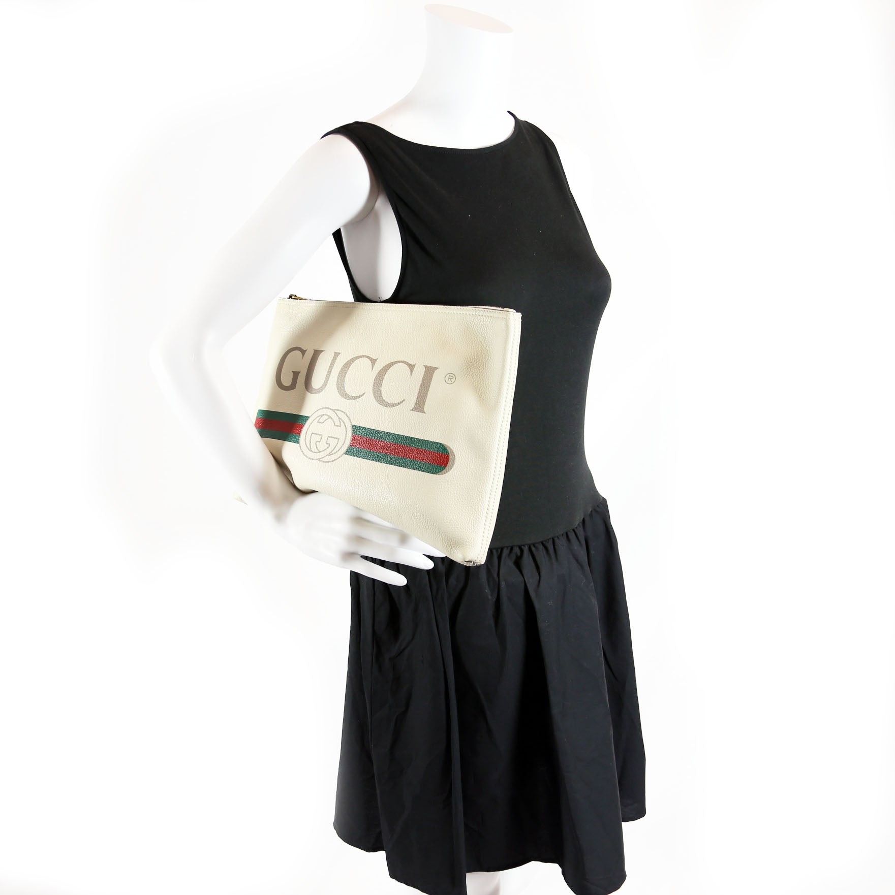 Gucci 500984 Retro Logo Portfolio Large Pouch