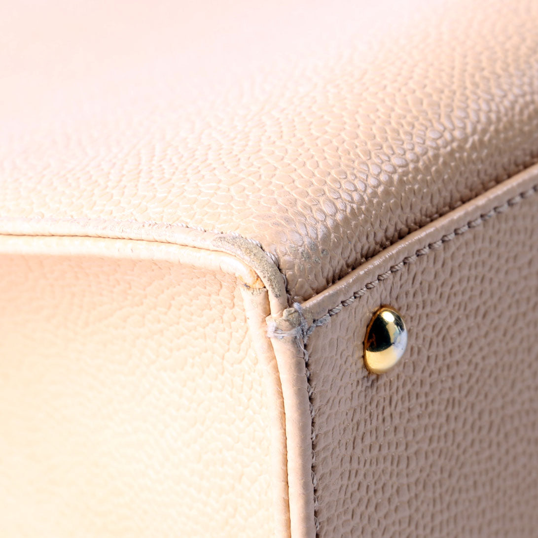 CC Stitch Logo Tote 5M Nude