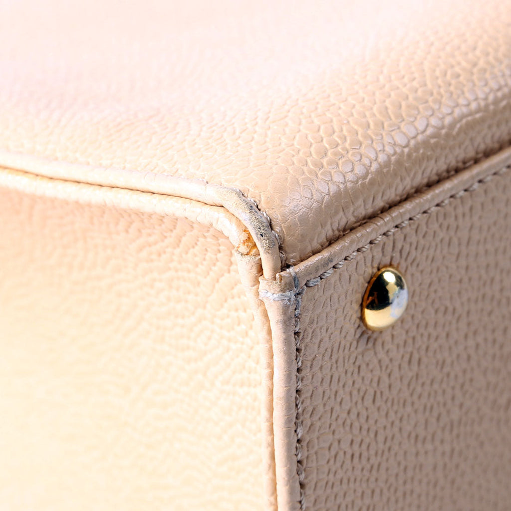 CC Stitch Logo Tote 5M Nude