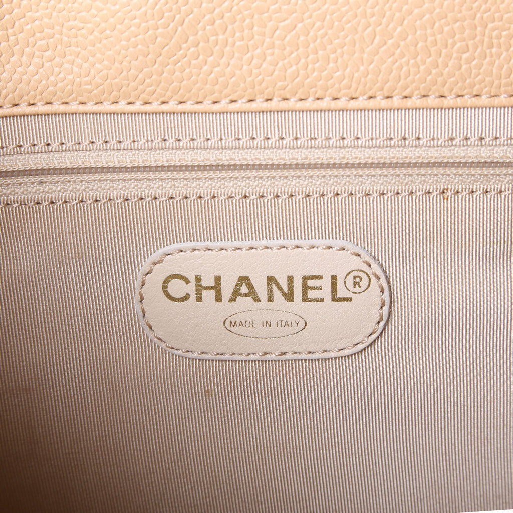 CC Stitch Logo Tote 5M Nude