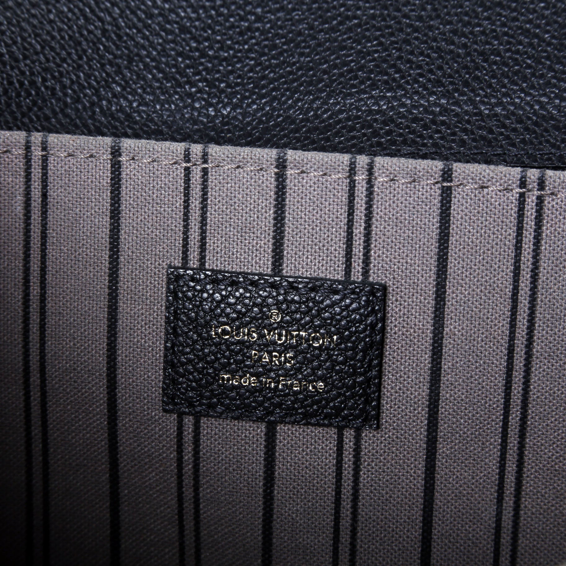Pochette Metis Empreinte Black