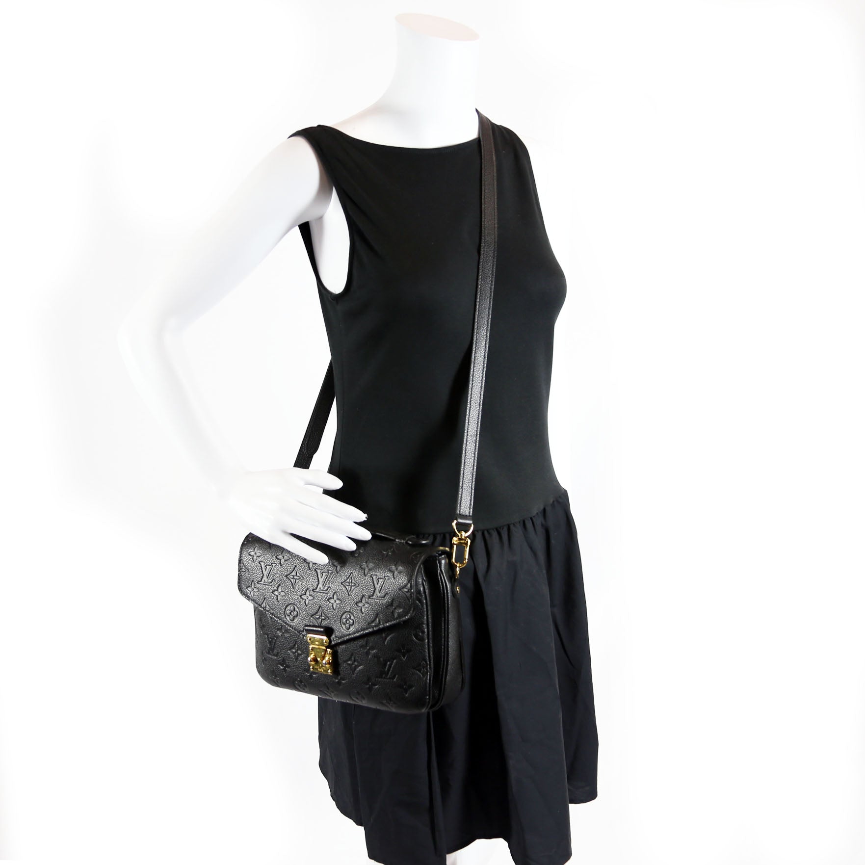 Pochette Metis Empreinte Black