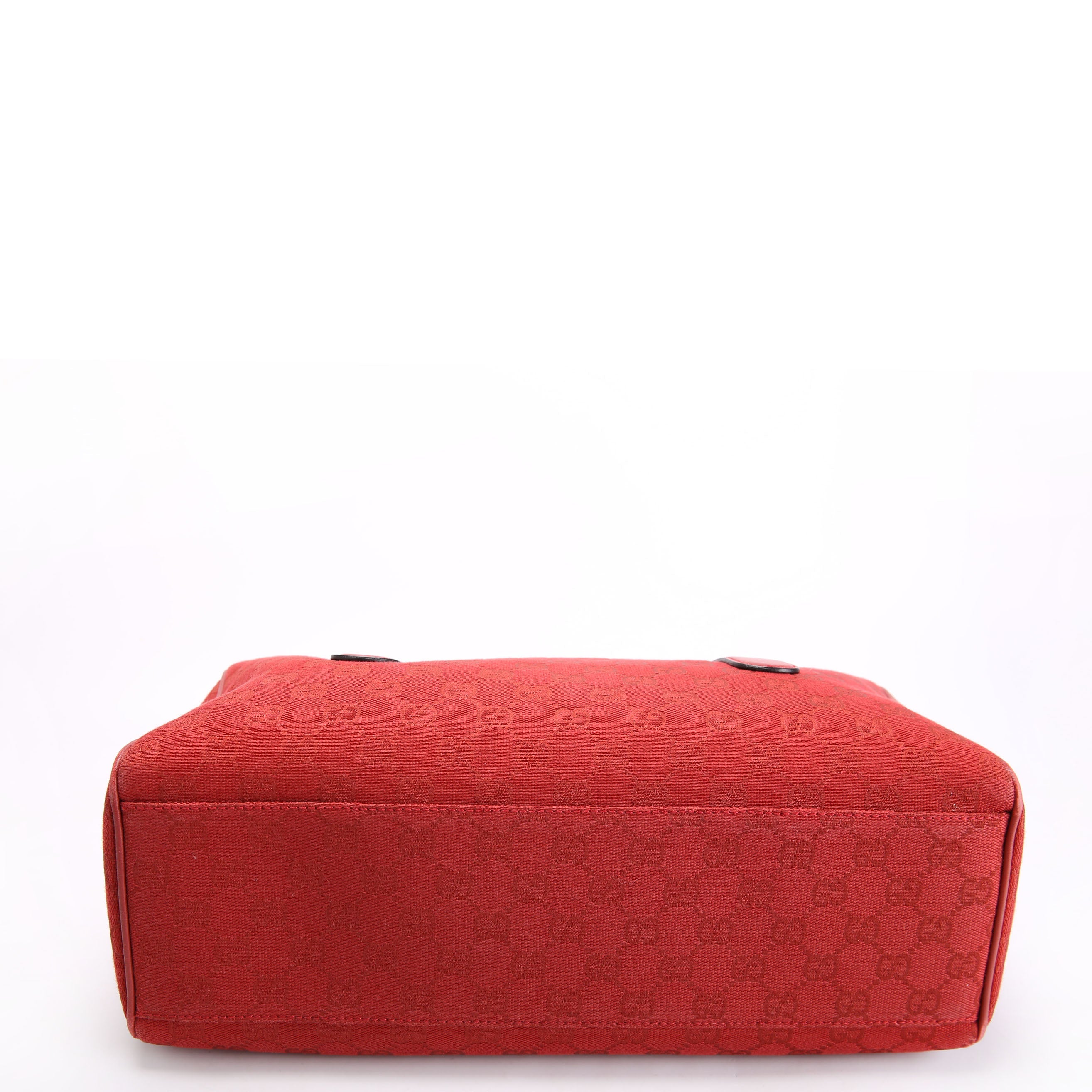 Gucci 257288 GG Canvas Boston Red