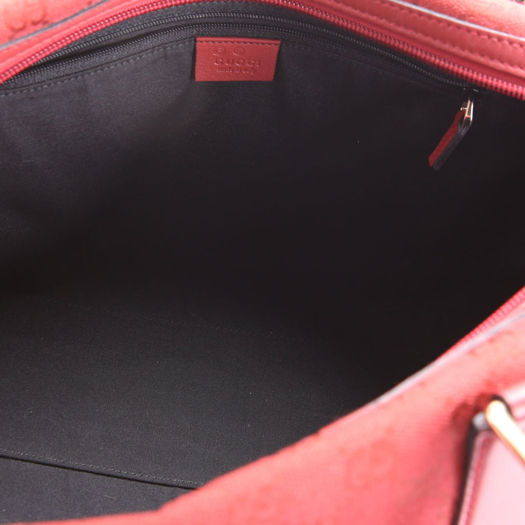 Gucci 257288 GG Canvas Boston Red