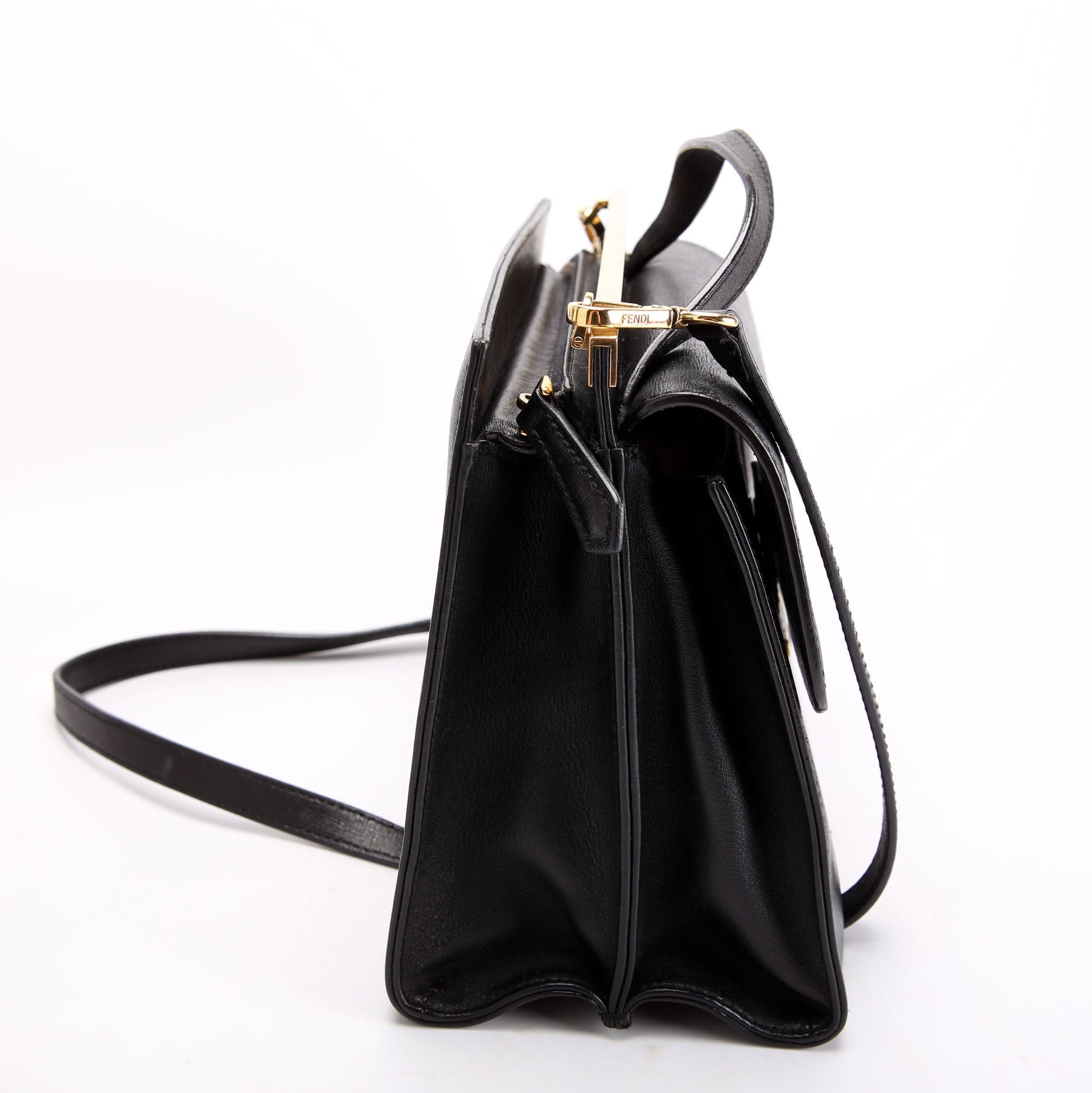 Fendi 8BT222 Demi Jour Satchel Black