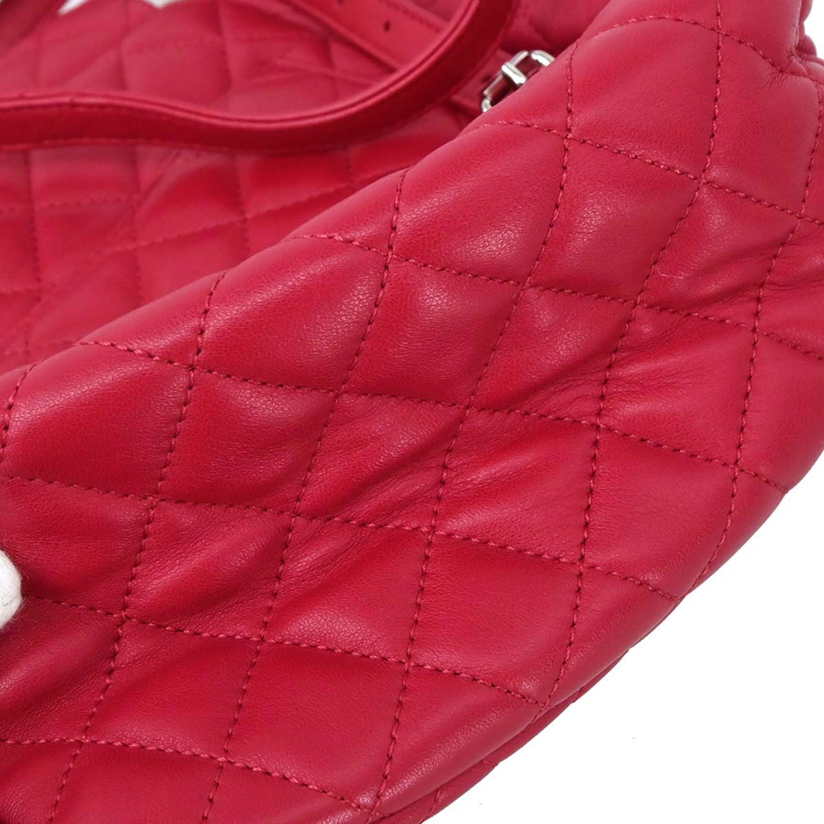 Chanel Red Lambskin Urban Spirit Backpack