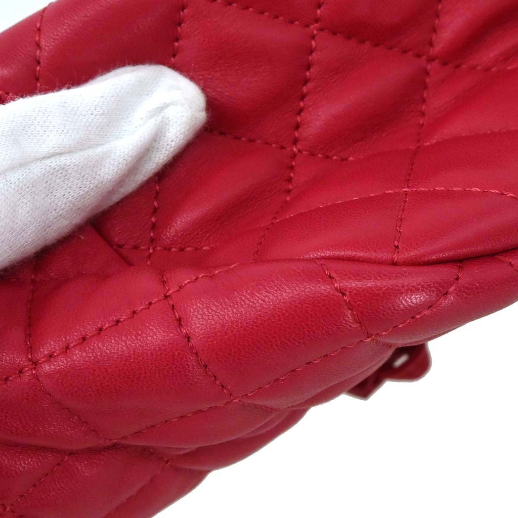 Chanel Red Lambskin Urban Spirit Backpack