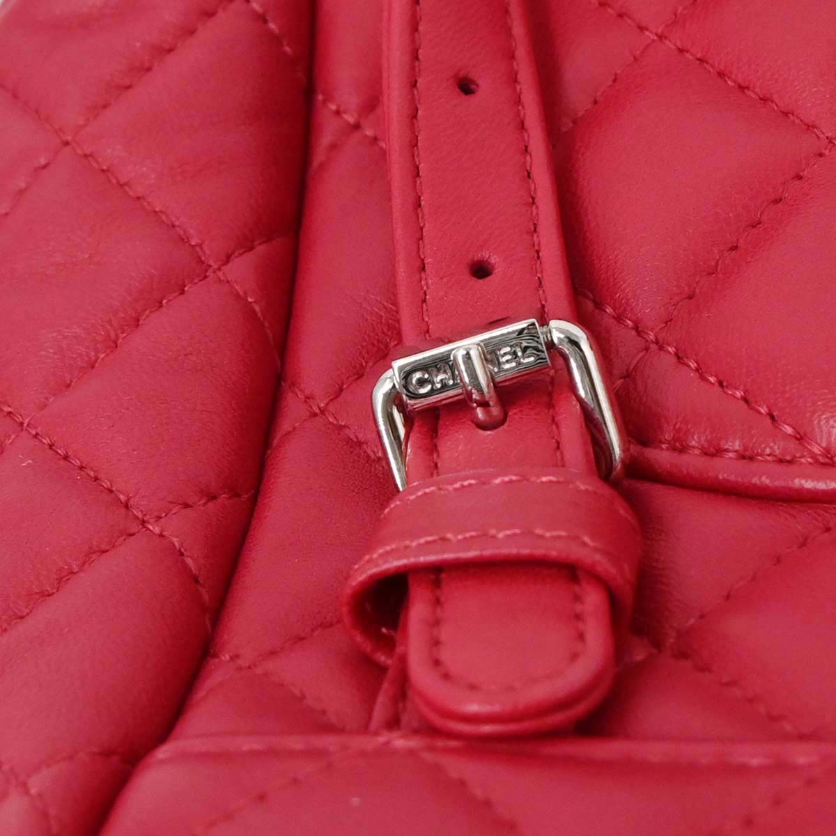 Chanel Red Lambskin Urban Spirit Backpack