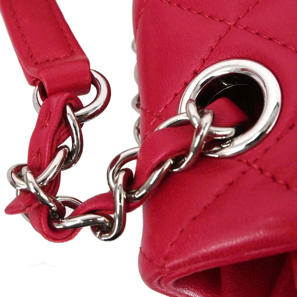 Chanel Red Lambskin Urban Spirit Backpack
