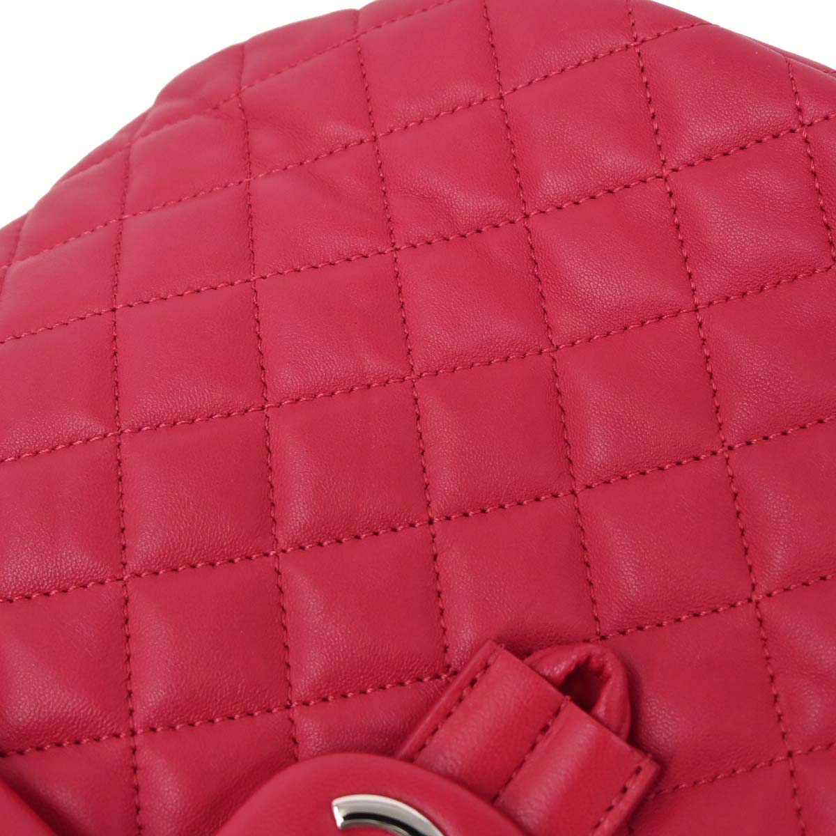 Chanel Red Lambskin Urban Spirit Backpack