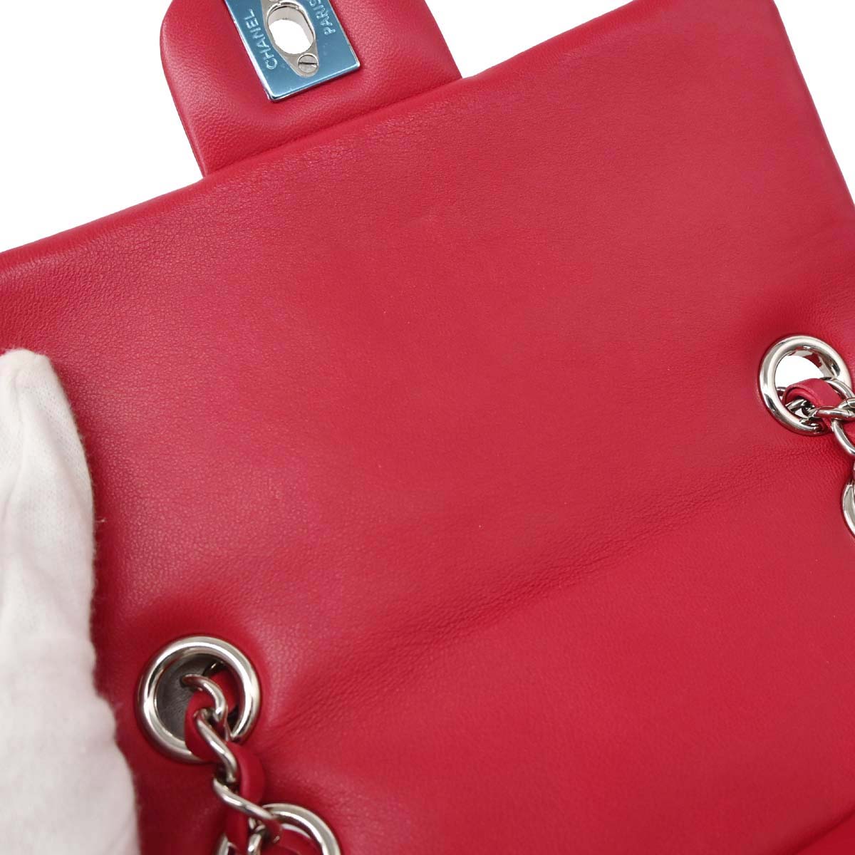 Chanel Red Lambskin Urban Spirit Backpack