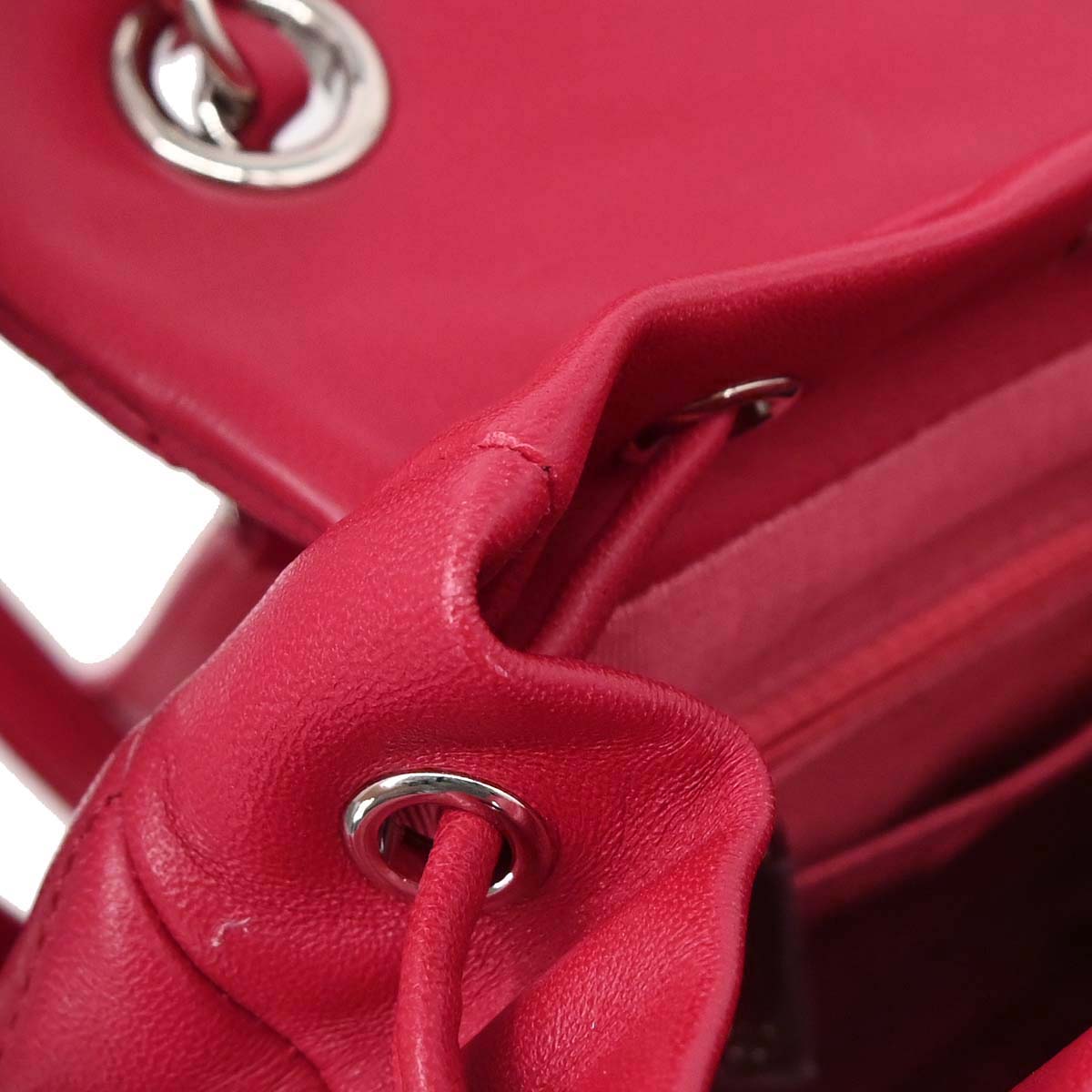 Chanel Red Lambskin Urban Spirit Backpack