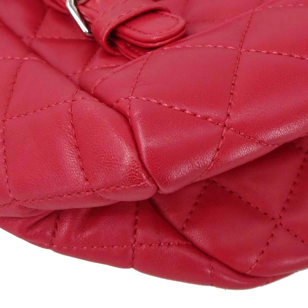 Chanel Red Lambskin Urban Spirit Backpack