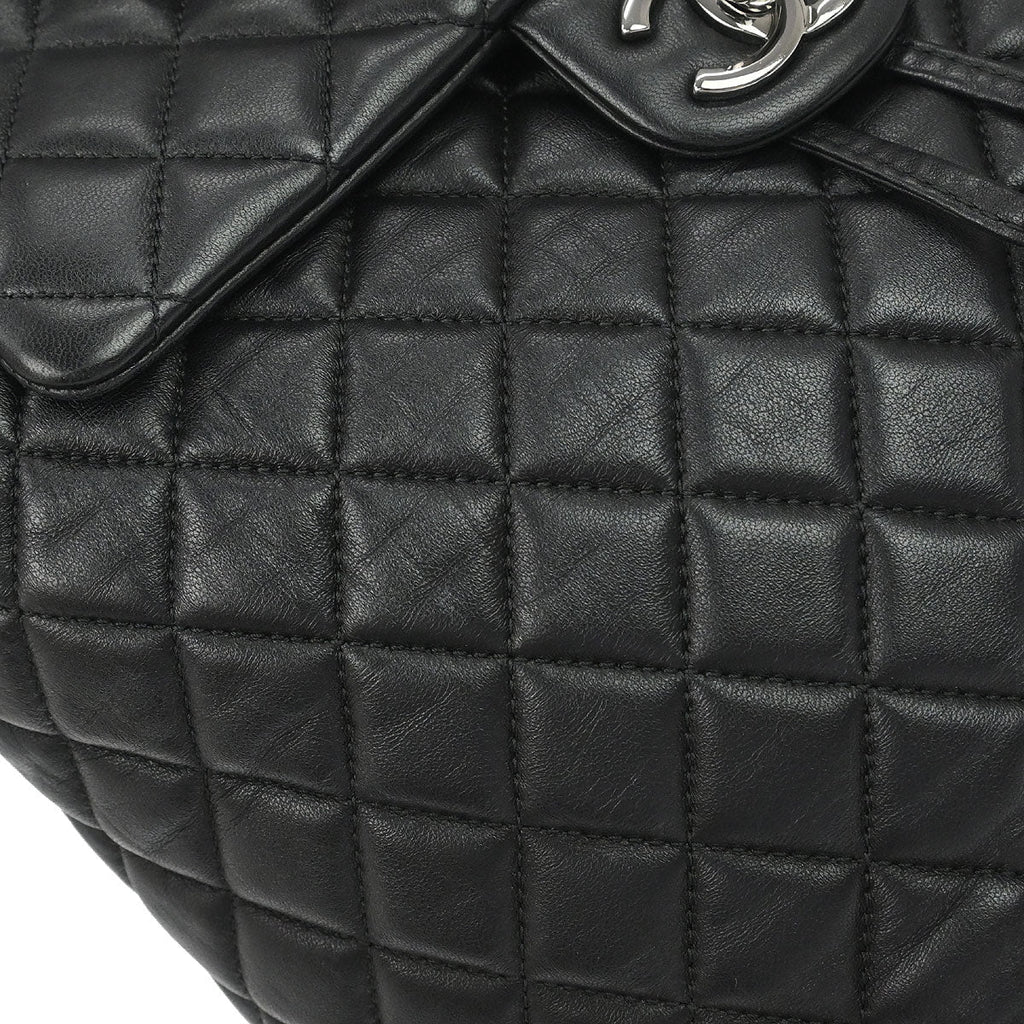 Chanel 2017 Black Lambskin Urban Spirit Backpack