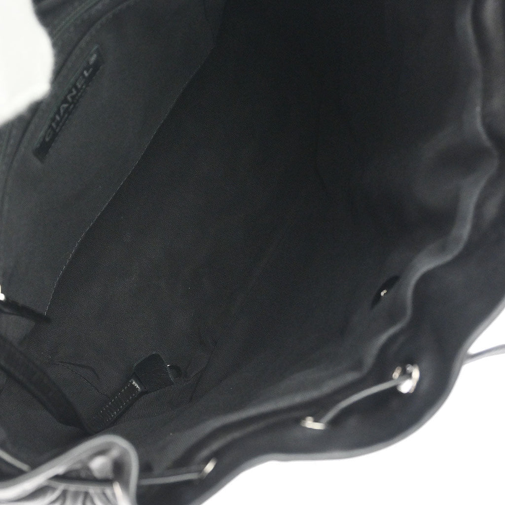 Chanel 2017 Black Lambskin Urban Spirit Backpack