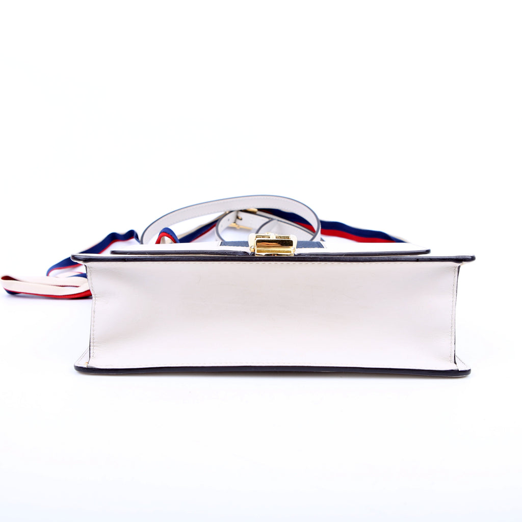 Gucci 421882 Sylvie Shoulder Small White