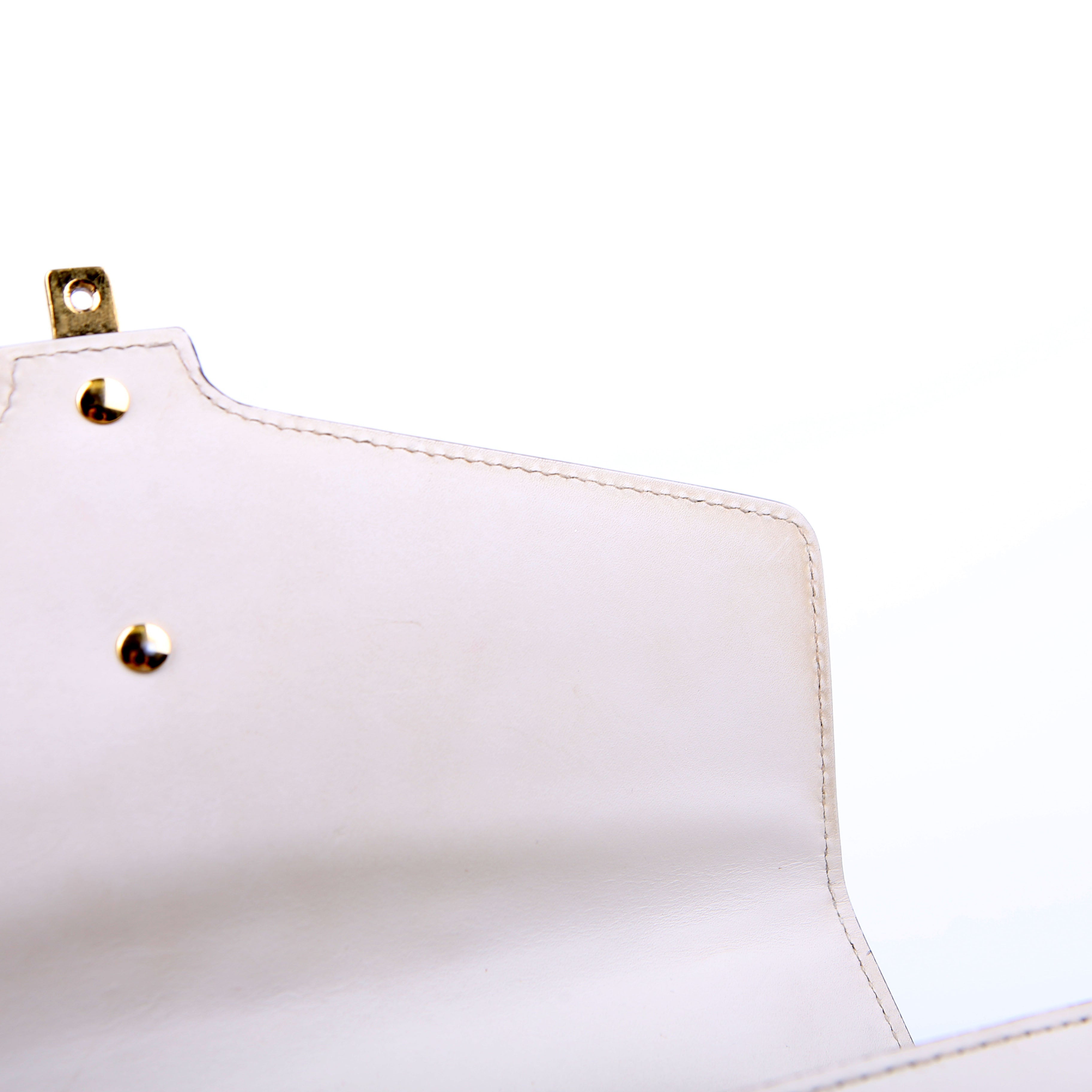 Gucci 421882 Sylvie Shoulder Small White