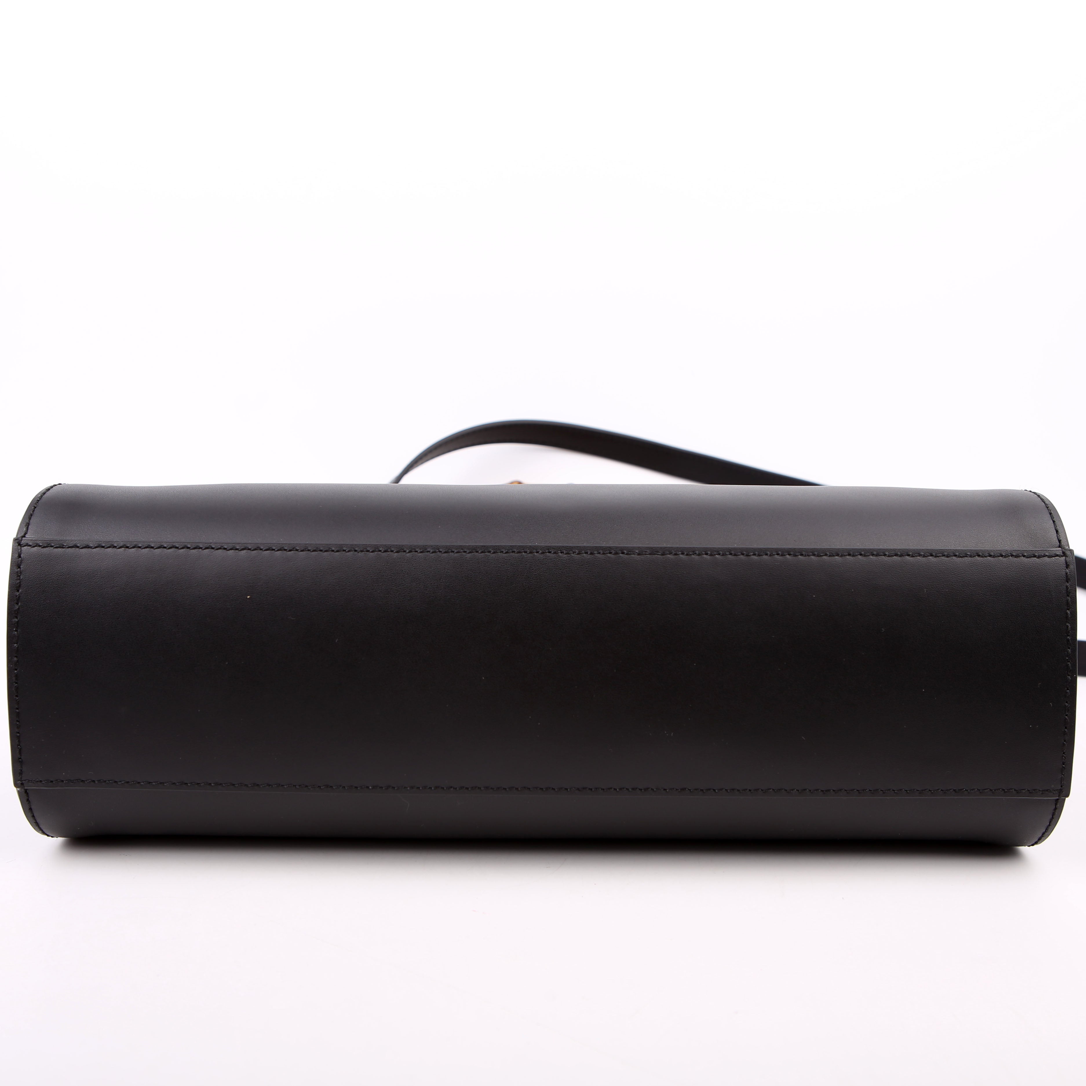 Gucci 453766 Nymphaea Bamboo Top Handle Black