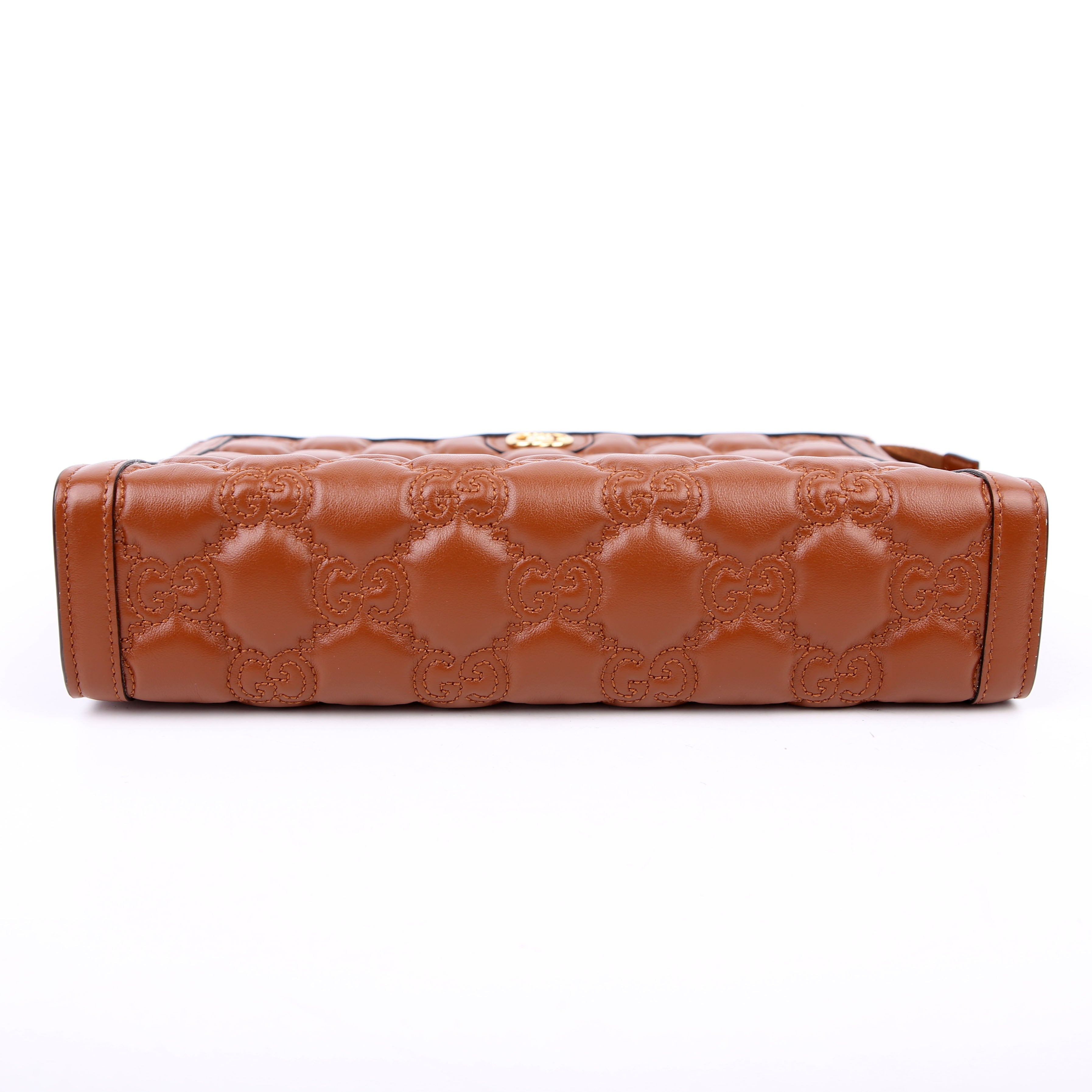 Gucci 723780 GG Matelasse Pouch Brown