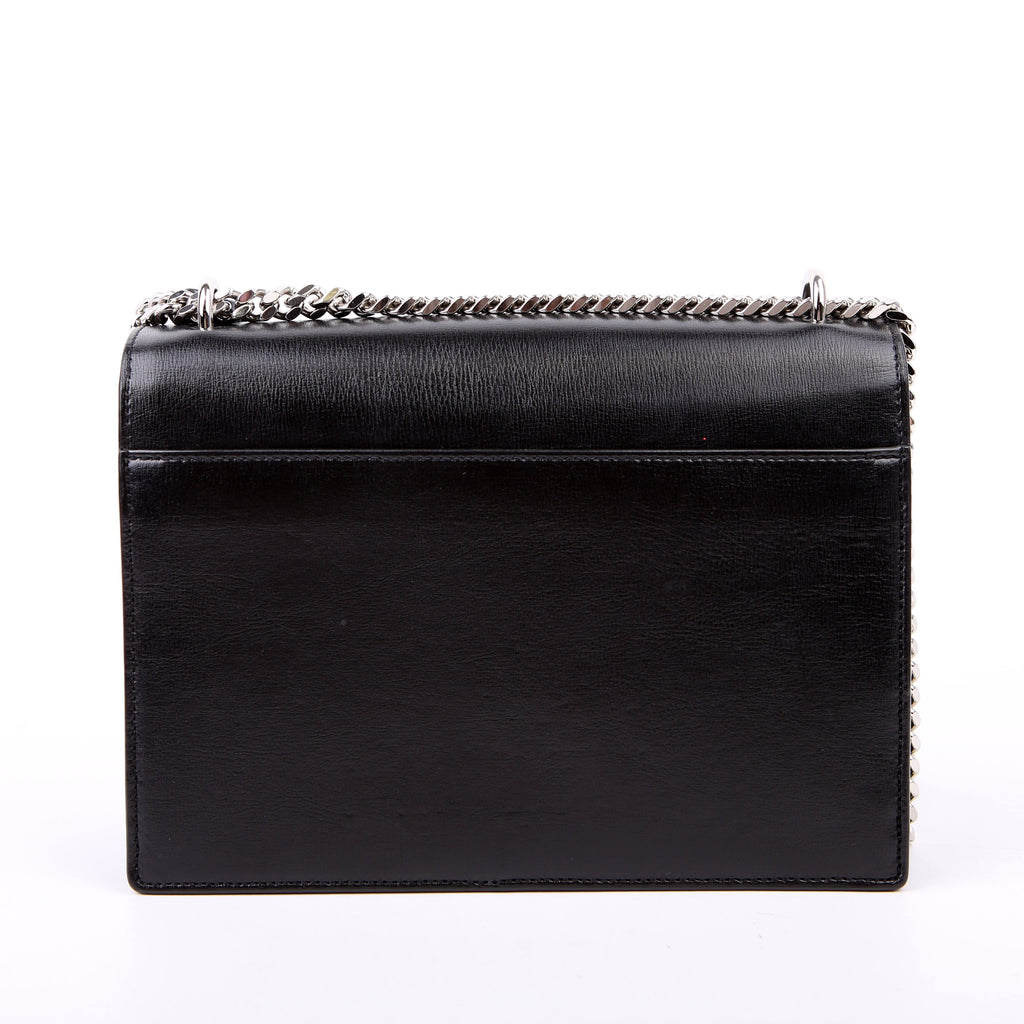 SAINT LAURENT Sunset Medium Smooth Leather 442906 Black
