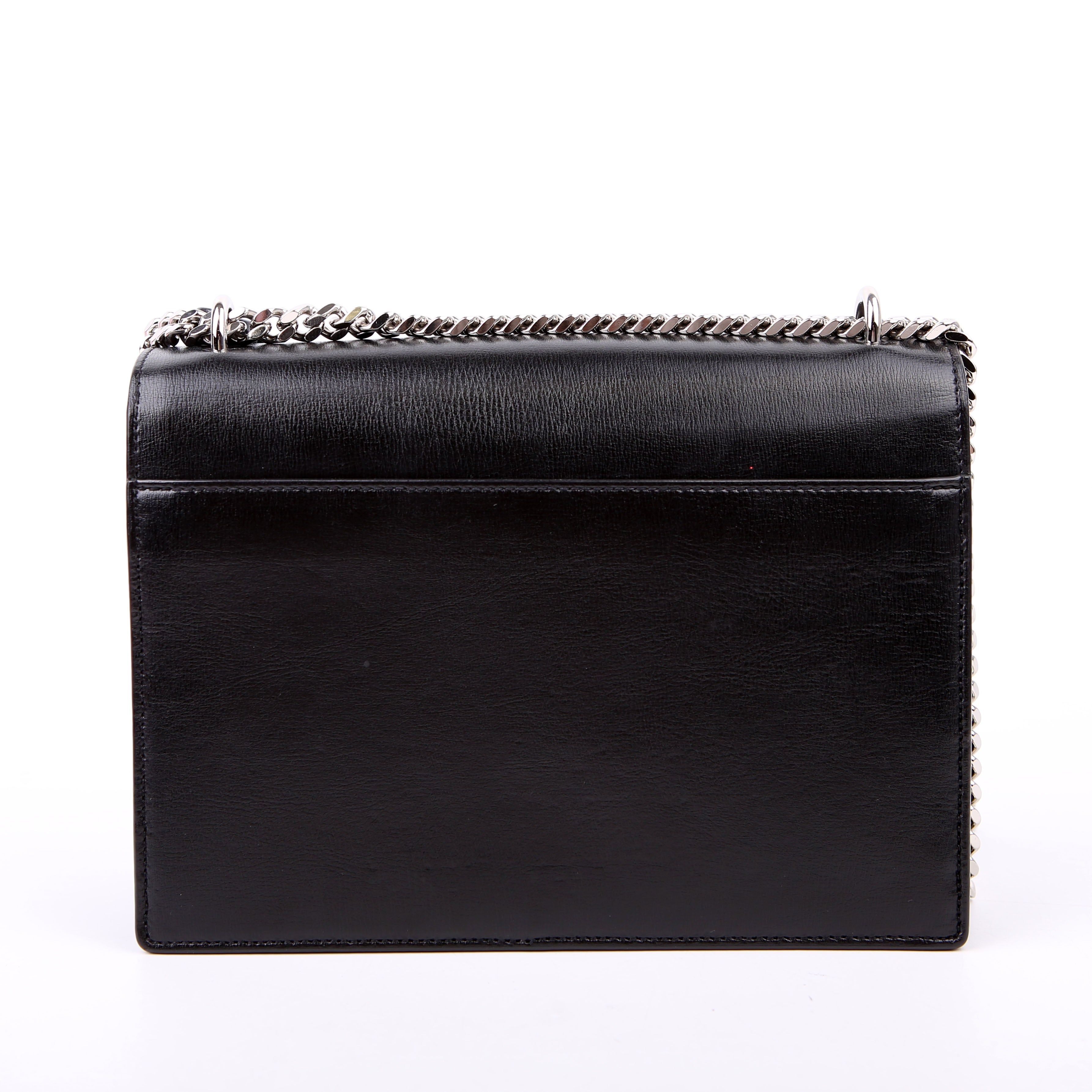 SAINT LAURENT Sunset Medium Smooth Leather 442906 Black