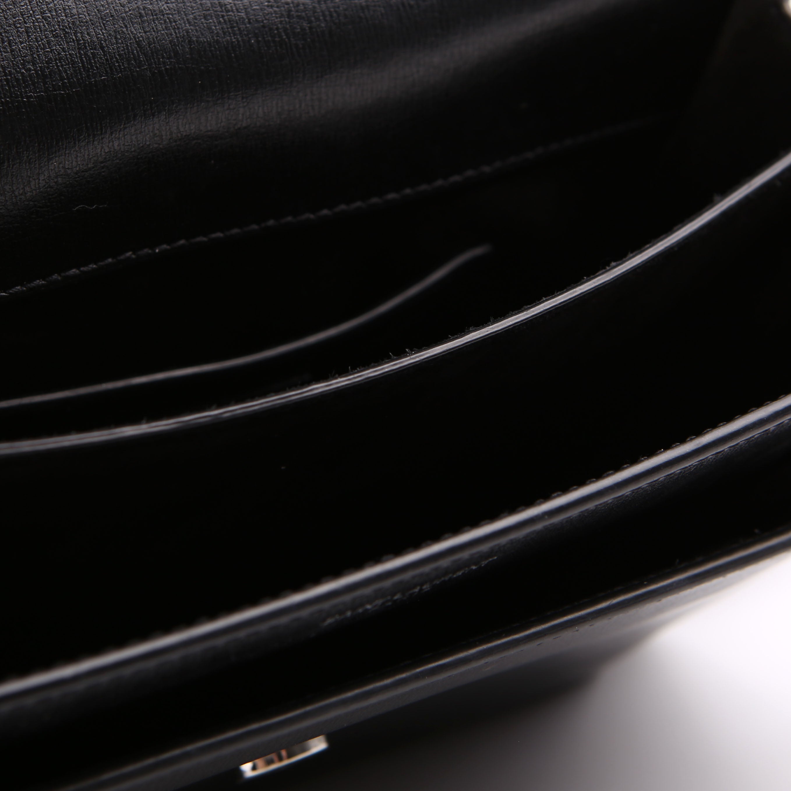 SAINT LAURENT Sunset Medium Smooth Leather 442906 Black