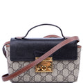 Gucci 652683 Padlock Mini GG Supreme Black/Brown