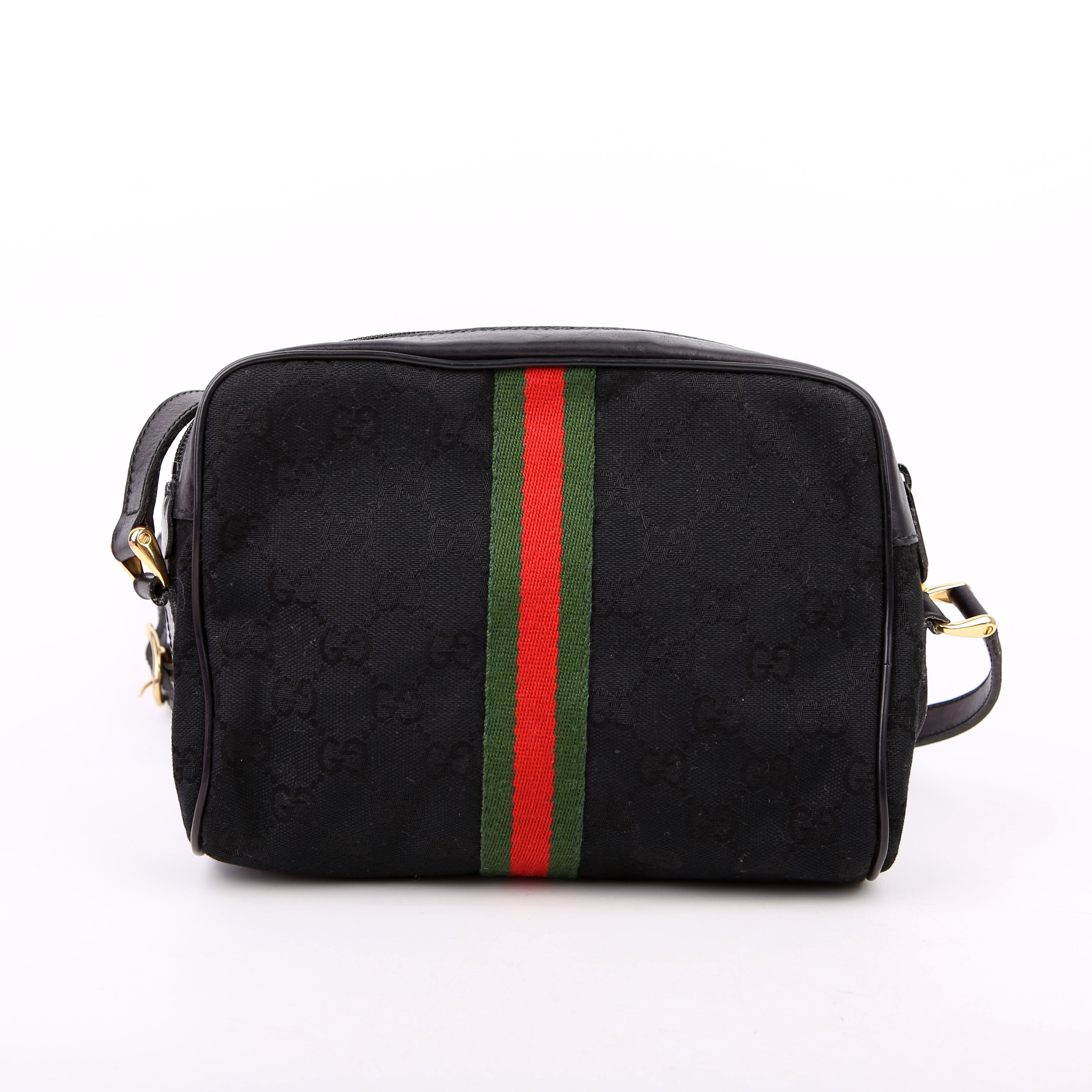Gucci 010.378 Sherry Line Crossbody Vintage Black