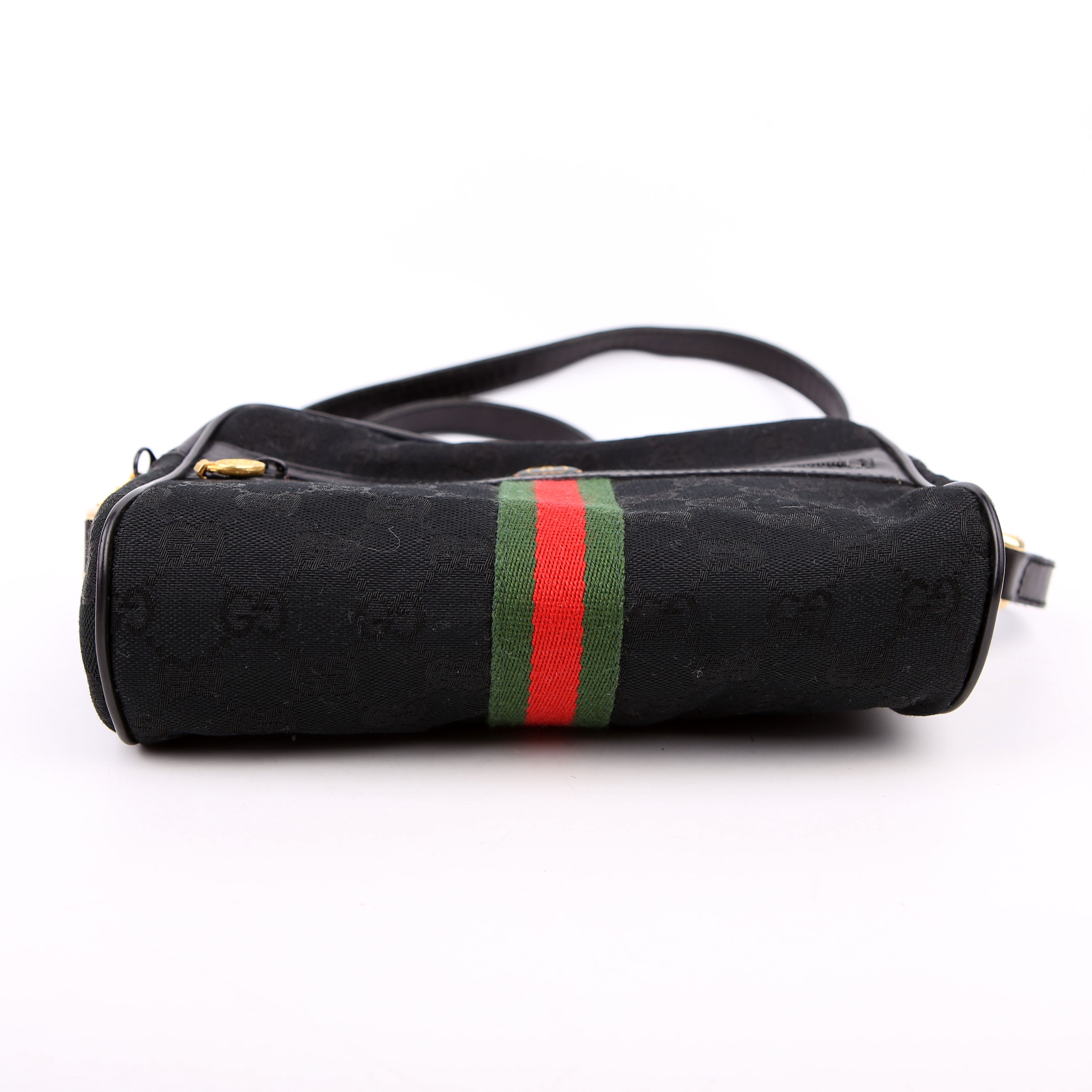Gucci 010.378 Sherry Line Crossbody Vintage Black