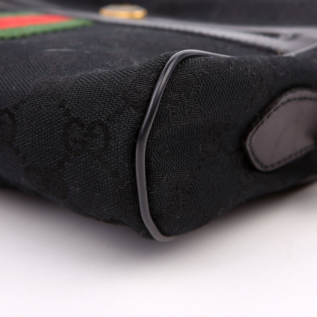 Gucci 010.378 Sherry Line Crossbody Vintage Black