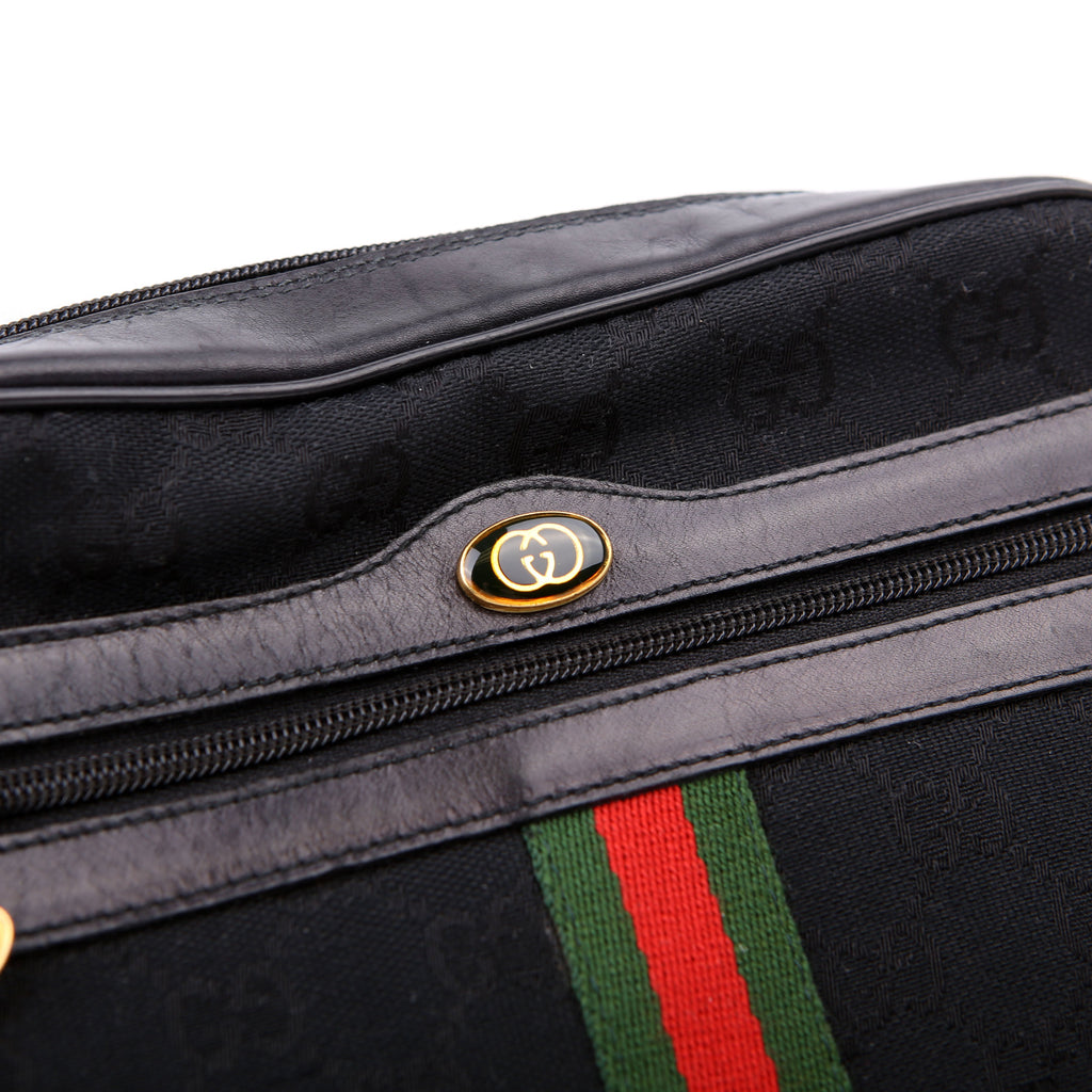 Gucci 010.378 Sherry Line Crossbody Vintage Black