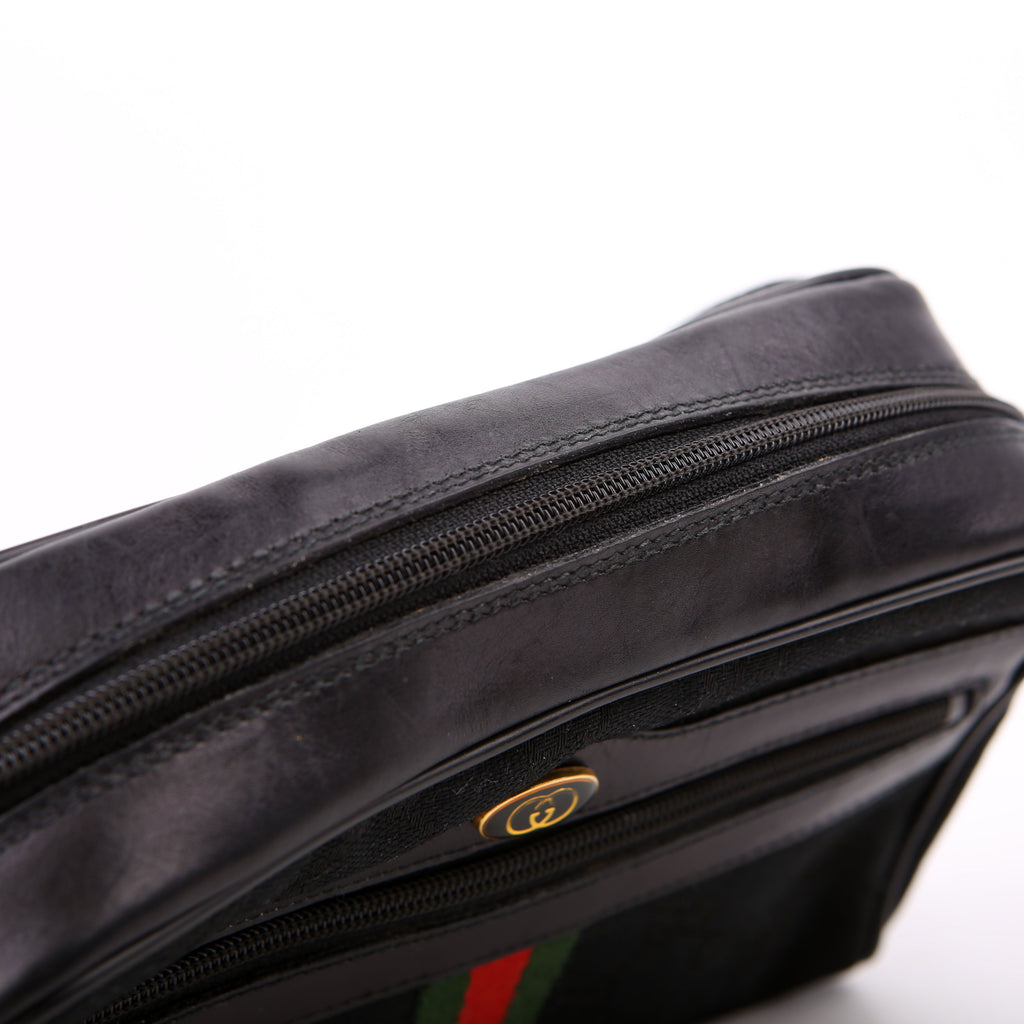 Gucci 010.378 Sherry Line Crossbody Vintage Black
