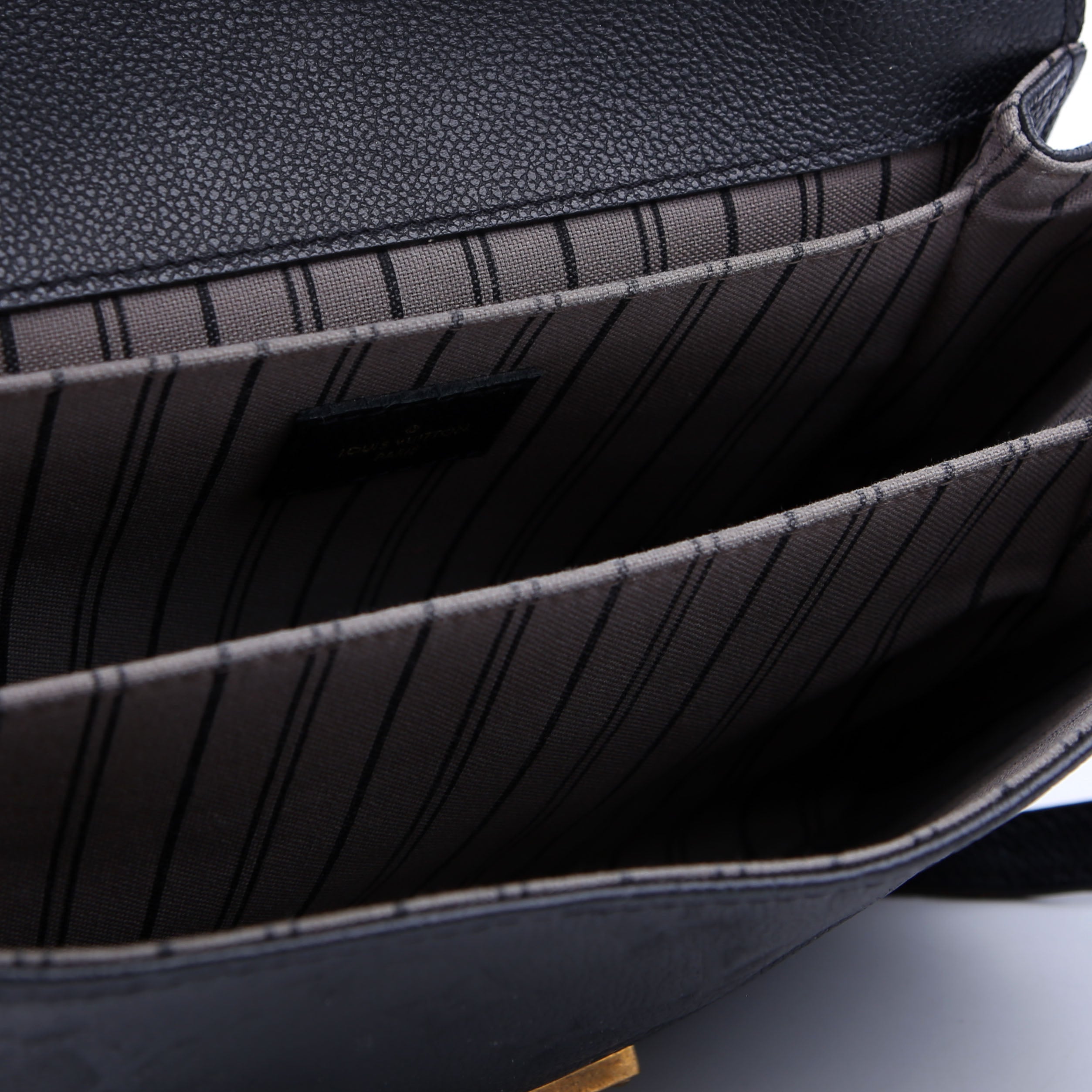 Pochette Metis Empreinte Black