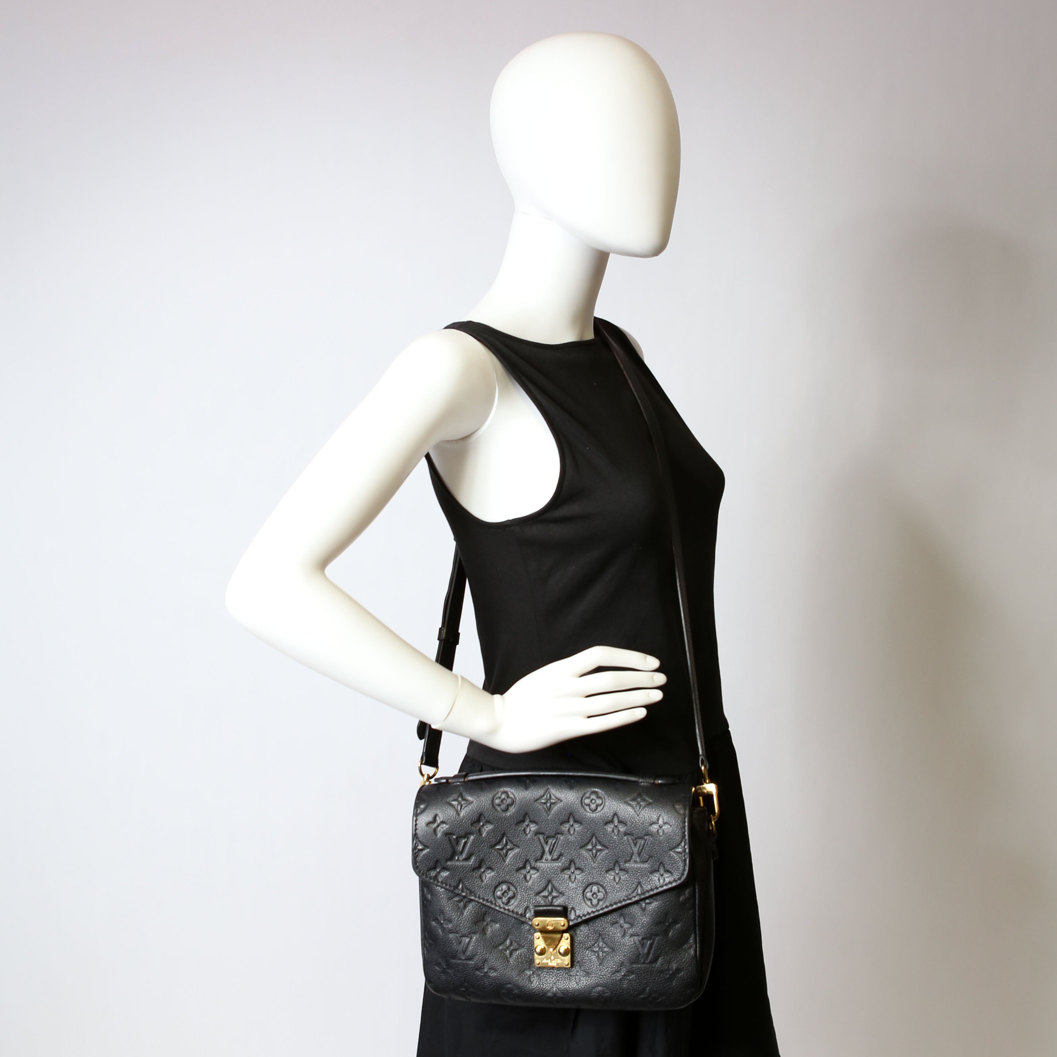 Pochette Metis Empreinte Black