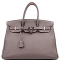 Hermes Birkin 35 Togo 2014 Etain/Palladium