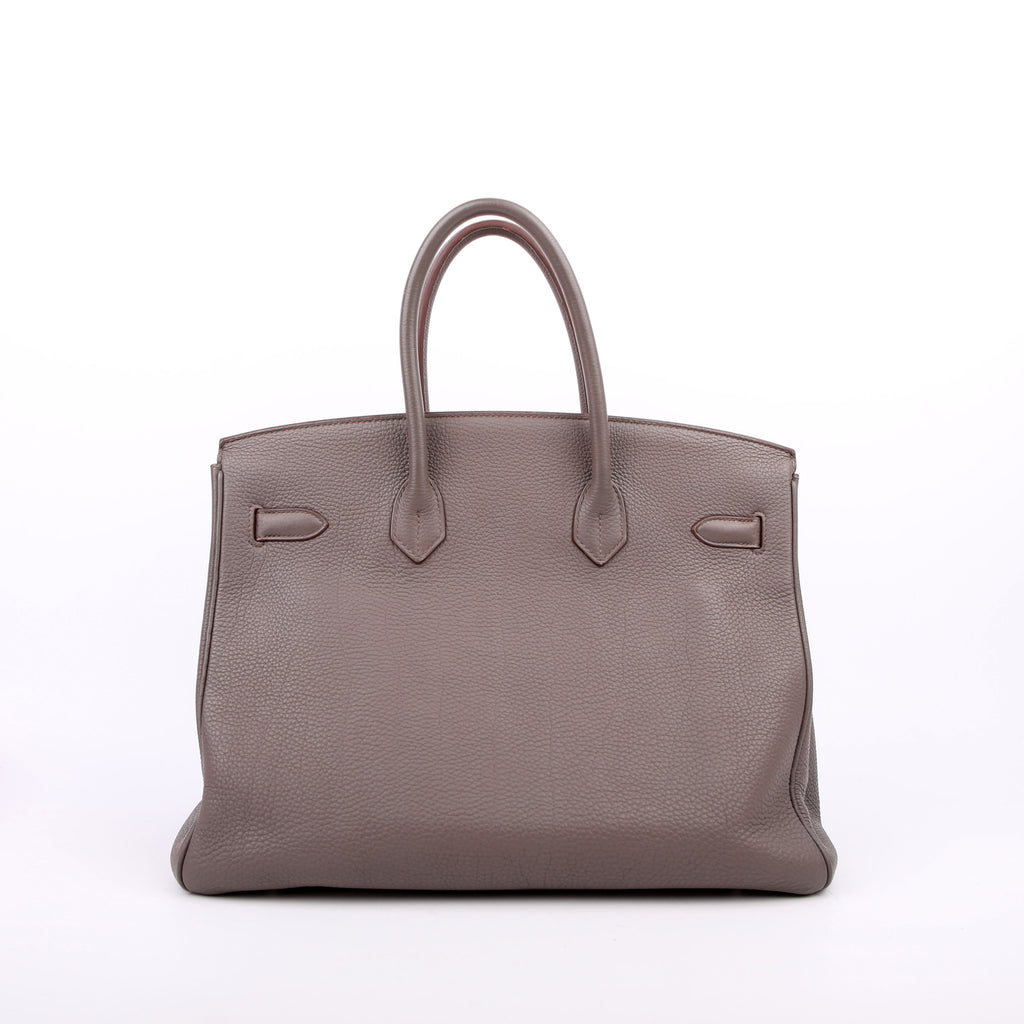Hermes Birkin 35 Togo 2014 Etain/Palladium
