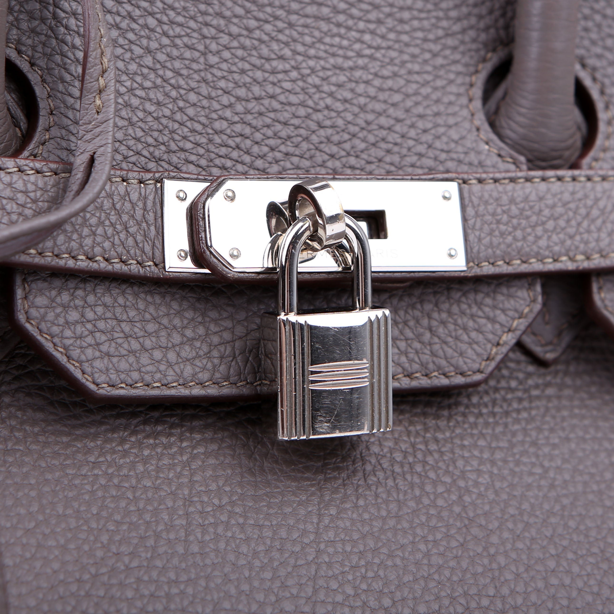 Hermes Birkin 35 Togo 2014 Etain/Palladium