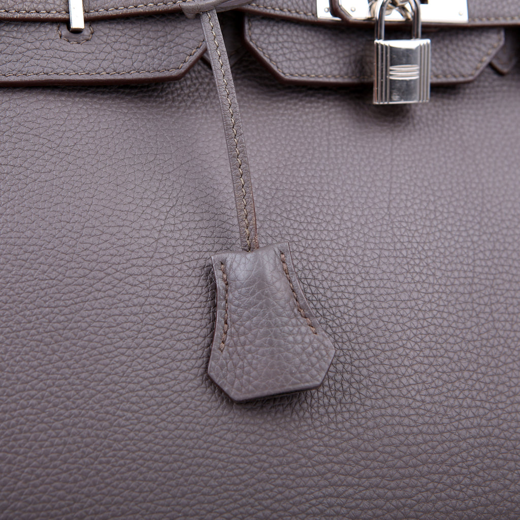 Hermes Birkin 35 Togo 2014 Etain/Palladium