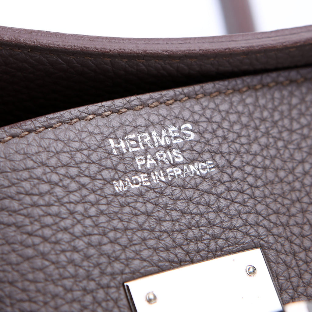 Hermes Birkin 35 Togo 2014 Etain/Palladium