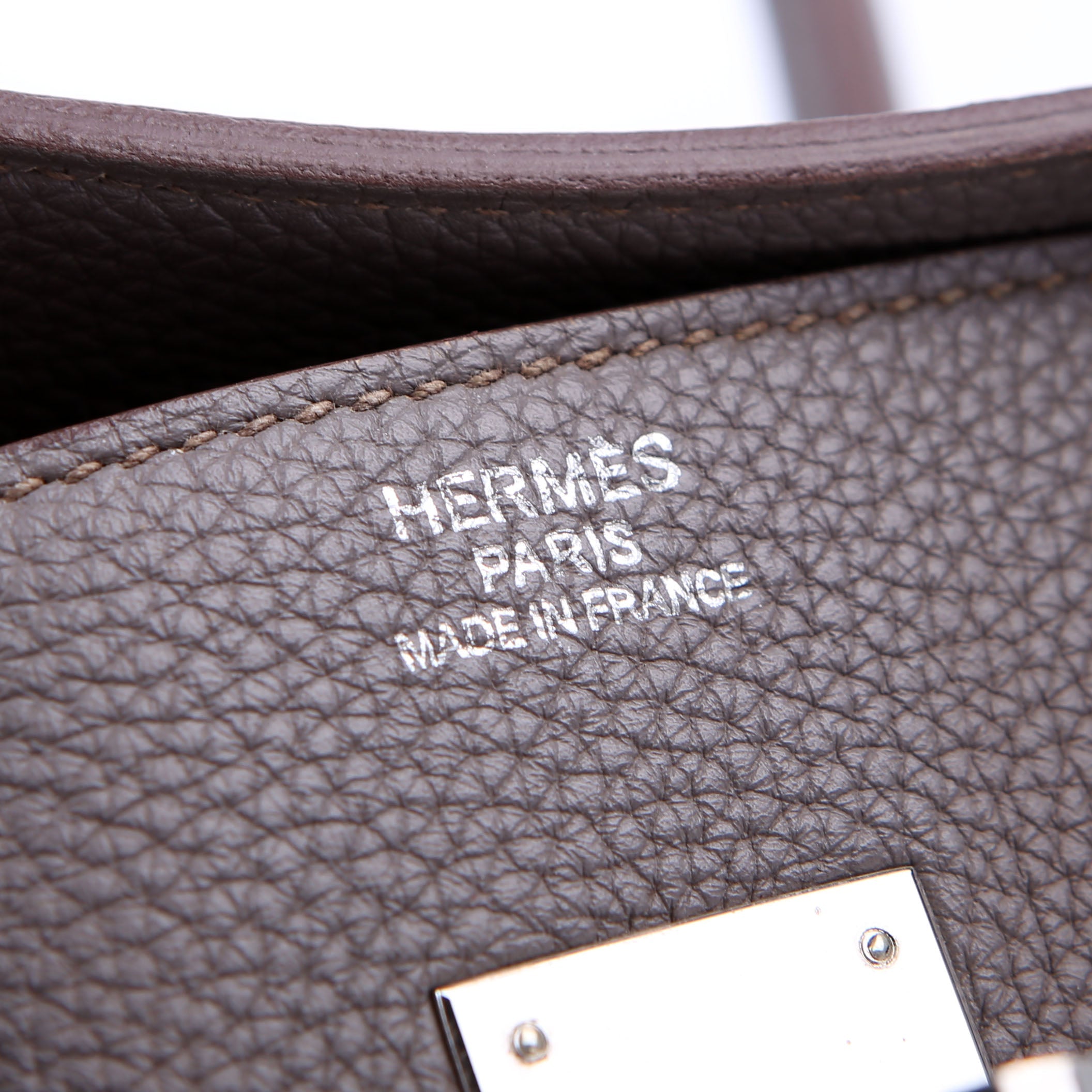 Hermes Birkin 35 Togo 2014 Etain/Palladium