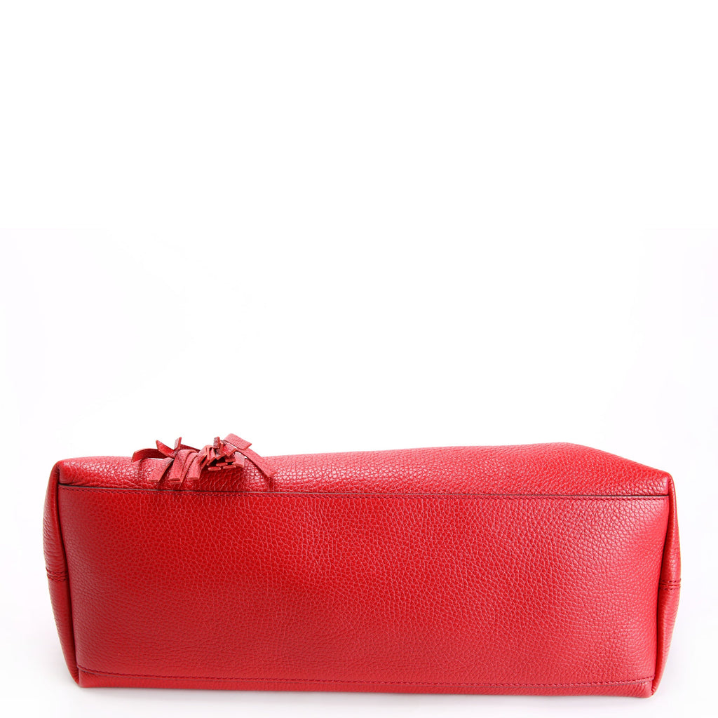 Gucci 536196 Soho Chain Tote Newer Red