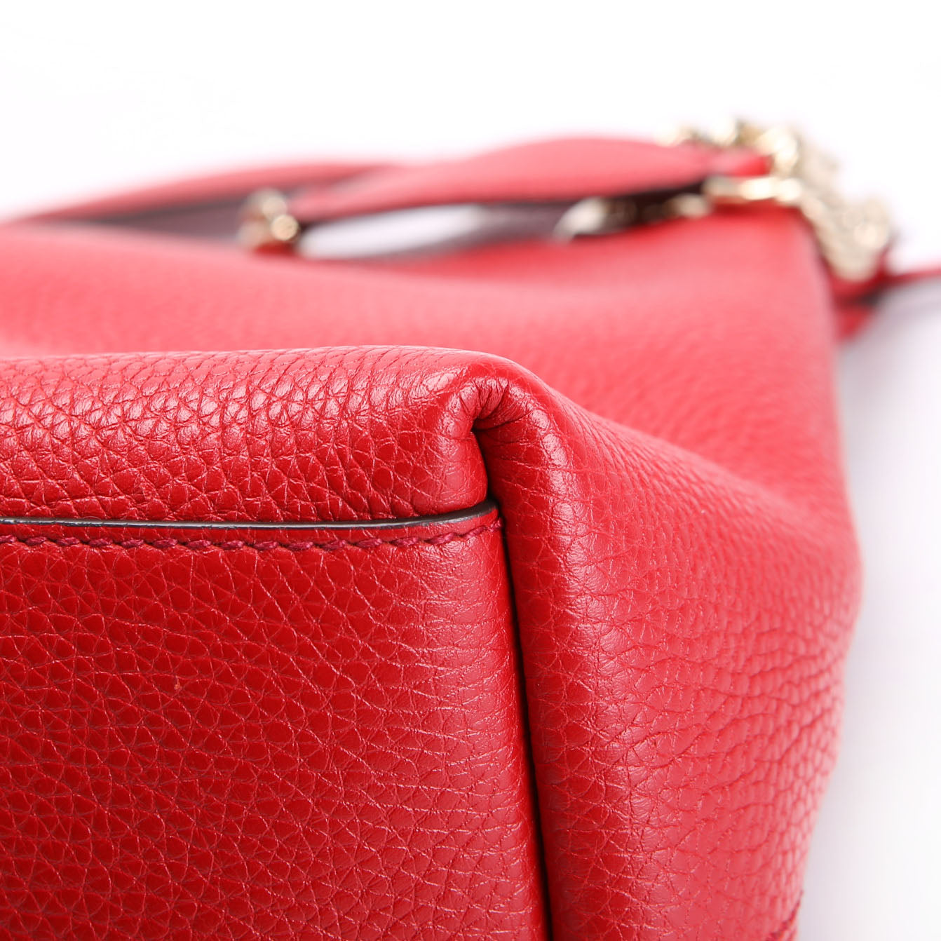 Gucci 536196 Soho Chain Tote Newer Red