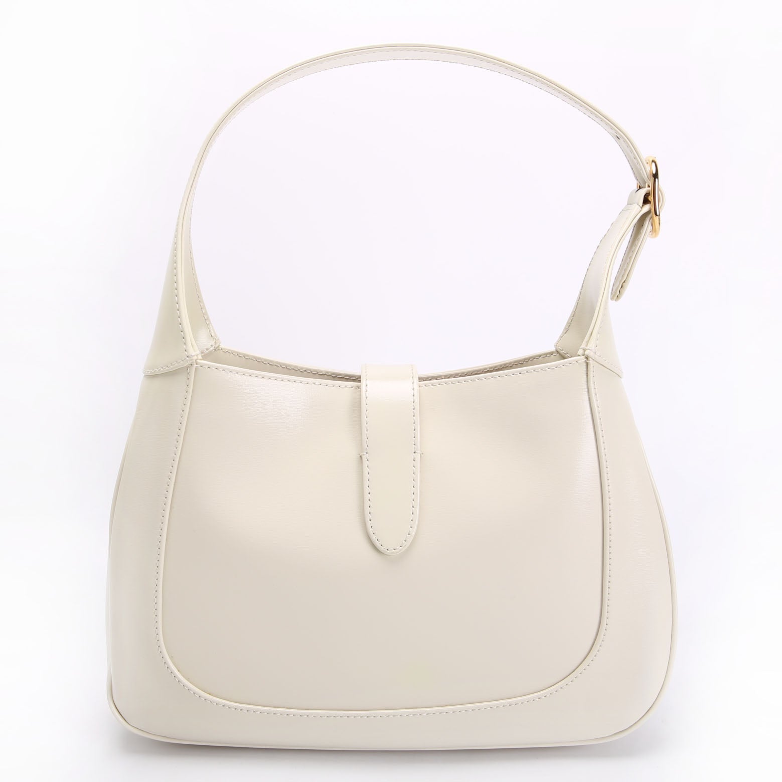 Gucci 636709 Jackie 1961 Shoulder Bag Small White/Gold