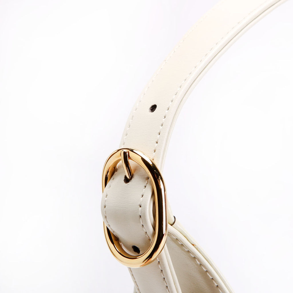 Gucci 636709 Jackie 1961 Shoulder Bag Small White/Gold